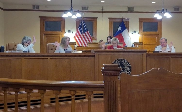 The Williamson County Commissioners Court voted to approve the re-adoption of the county tax abatement policy after a public hearing on December 5 in the County Courthouse.  Photo by Nalani Nuylan.