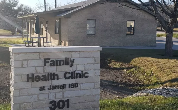 Bluebonnet Trails Community Services housed at the Jarrell ISD Family Health Clinic located on 301 East Avenue F in Jarrell. Photo courtesy of Bluebonnet Trails Community Services.