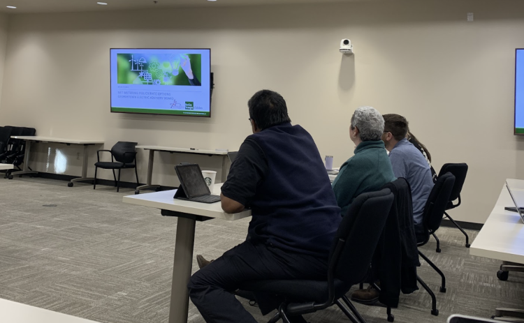 At the January 18 Electric Board meeting, the solution was presented to the board who approved a recommendation of the plan to City Council. (Photo by Kaitlyn Wilkes