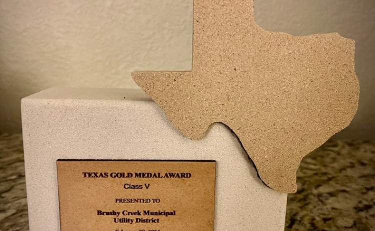 Brushy Creek Municipal Utility District was the recipient of the 2024 Texas Recreation and Park Society gold medal for excellence in recreation and park management. Photo courtesy of Brushy Creek Municipal Utility District.