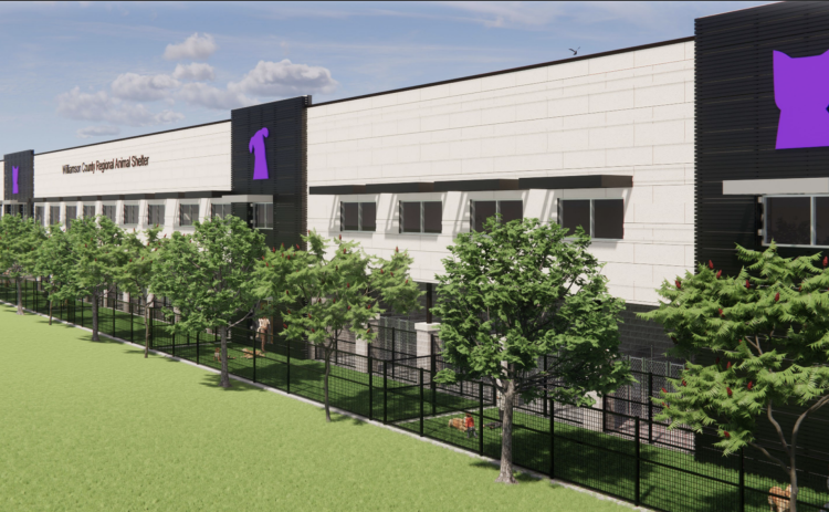 With the Georgetown Animal shelter joining the county shelter, this rendering is an idea of what the new county shelter could look like. (Courtesy City of Georgetown)