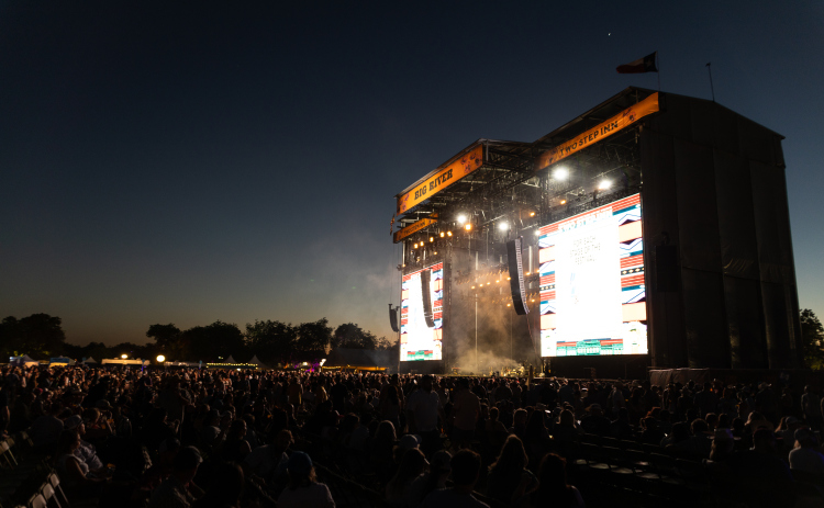 Fans gather at a stage during the 2023 Two Step Inn music festival in Georgetown. Sun Archive