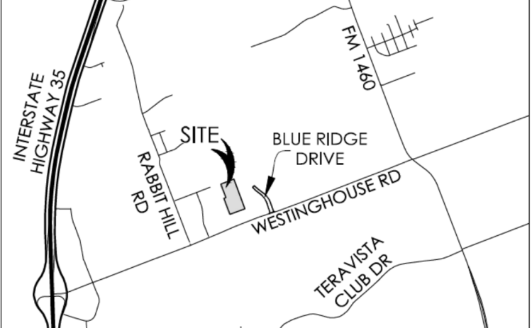 The Westinghouse Road tax abatement zone is in south Georgetown near the Teravista development. (Courtesy of Georgetown)