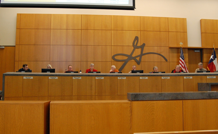 The proposed budget and tax rate were presented by city staff during the August 28 regular city council meeting. Both items were unanimously approved by city council. (Photo by Kaitlyn Wilkes)