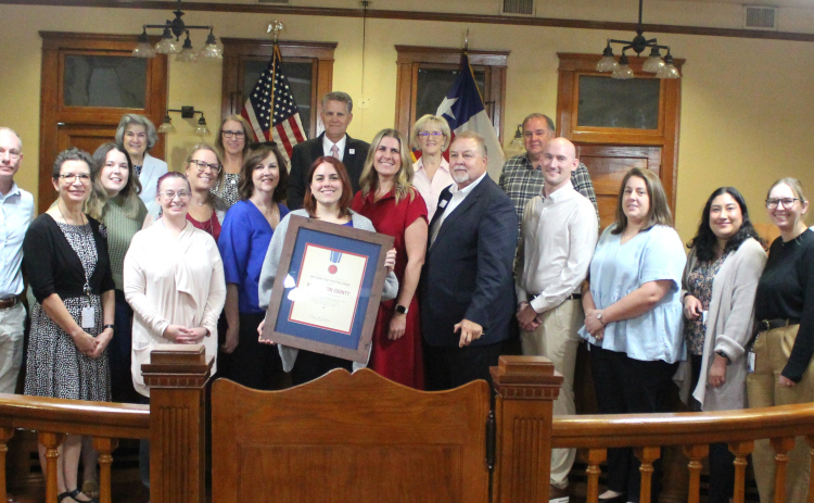 Williamson County Human Resources Department was the recipient of the 2024 County Best Practices Awards. Photo courtesy of Williamson County.