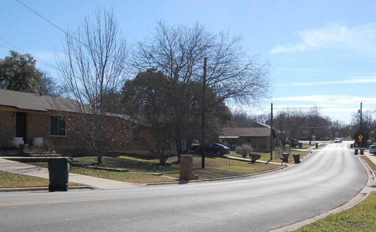 Most of the houses in the TRG neighborhood are older, single-story homes that have housed multiple generations. (Photo by Kaitlyn Wilkes)