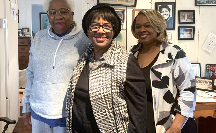 From left, Francis Cunningham, Paulette Taylor and Regina Durden organize events and partnerships for the Georgetown Cultural Citizens Memorial Association. (Photo by Kaitlyn Wilkes)