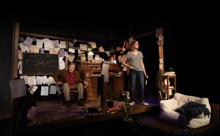 Patti Maisano portrays Catherine, while Jeff Bush plays Robert.  Photos courtesy The Palace Theatre