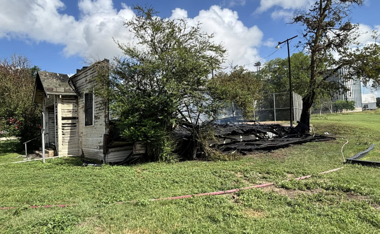 The Old Dickey-Givens Community Center, located at 903 East Martin Luther King Jr. Boulevard, was destroyed by a fire Sunday morning. Photo courtesy of the City of Taylor.