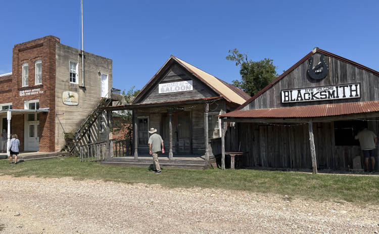 The Grove in Coryell County looks like an old western movie set. Photos by Linda Dwyer