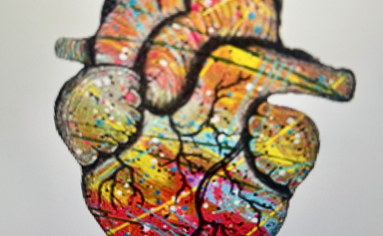 “Wild at Heart” by Kandi Morely at the Williamson County Art Guild gallery.