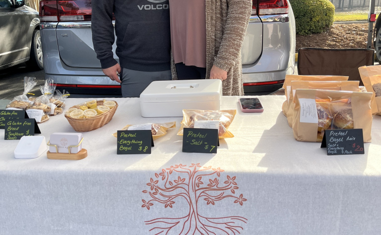 Jason and Sonja Flanagan own German Roots Bakery and sell at the farmers market. Photos by Linda Dwyer