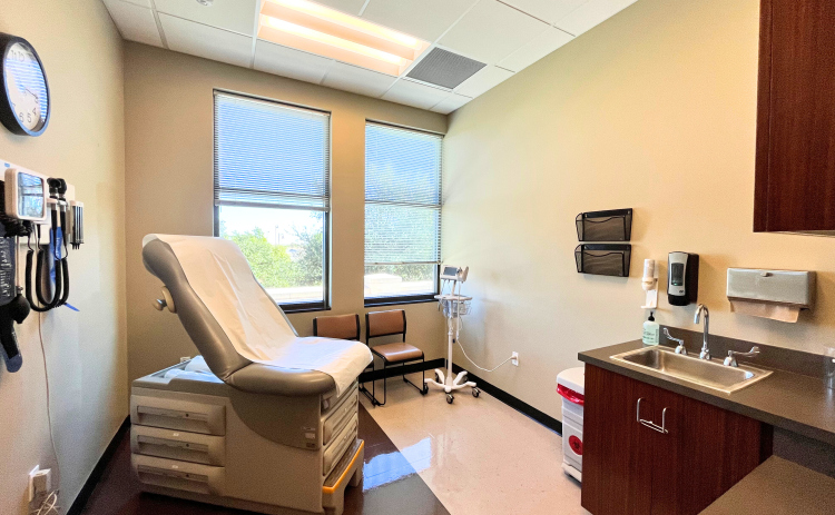 Lone Star Circle of Care’s new endocrinology exam room in the Texas A&M Health Science Center in Round Rock. Photo courtesy of Lone Start Circle Care.