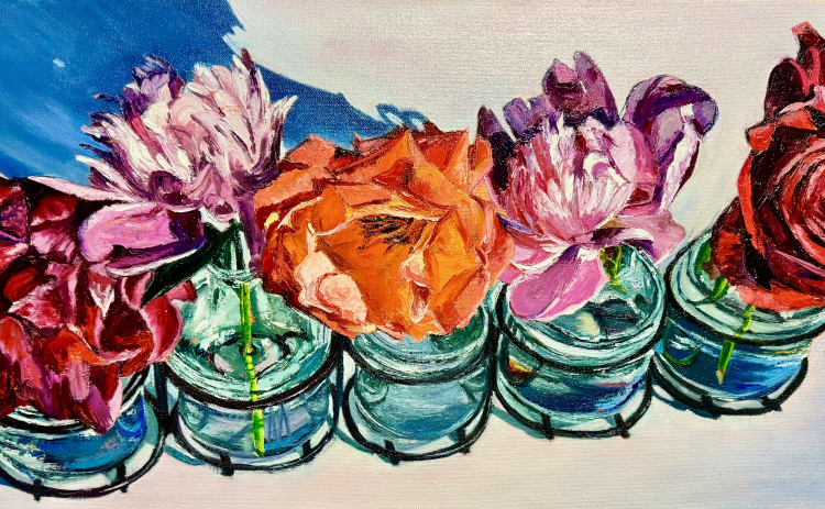 “Sunkissed” by Bijal Ghelani is on display at Healing Arts Gallery in St. David’s Georgetown Hospital.