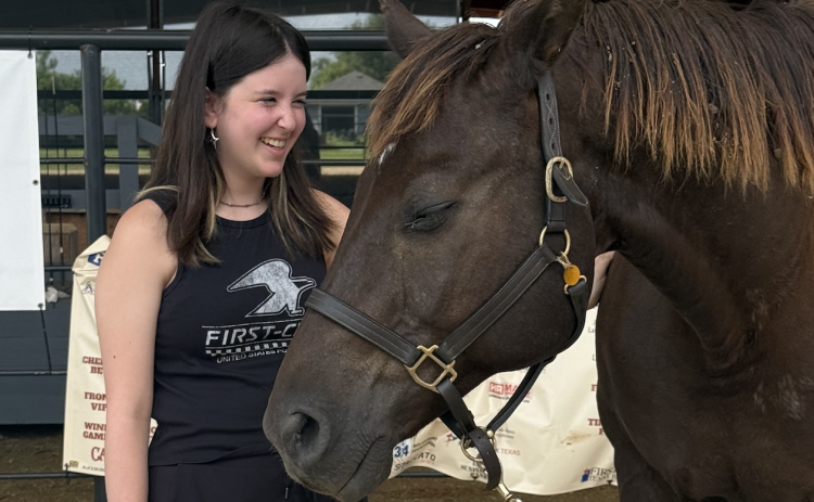 Chloe Harlow runs Chloe’s Pet Corral and raises money for animal nonprofits, including the Ride on Center for Kids. (Photo courtesy of ROCK)