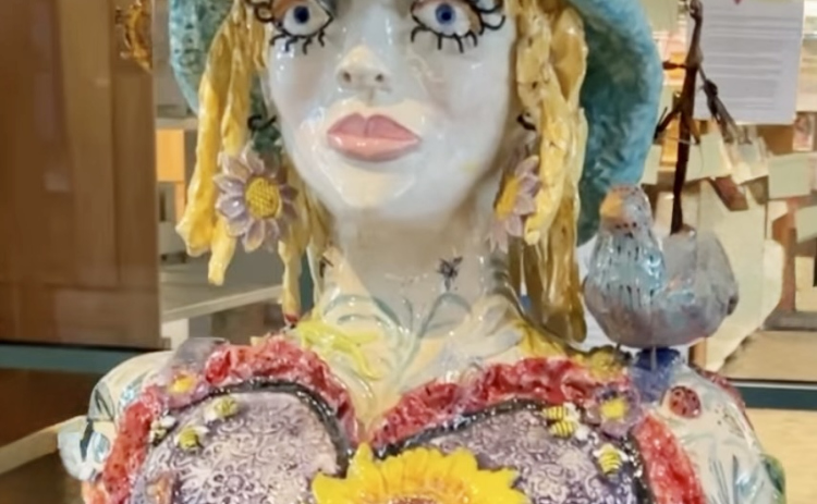 Marian Williams’ “Garden Lady” at the Georgetown Public Library