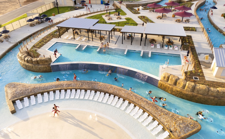The City of Round Rock expanded the Rock’N River to include a  775-foot action river with a typhoon wave generator and a barrel roll wave generator. Photo courtesy of the City of Round Rock’s Parks and Recreation