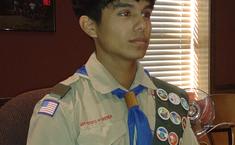 Gabriel Kohn is Troop 405’s 200th Eagle Scout.   Photo courtesy Calvin Gray