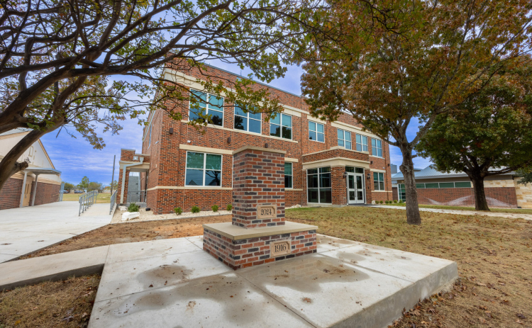 Jarrell ISD’s 1916 Building — its exterior a replica of the original structure — will host the district’s 110th anniversary August 10. The building is now home to JISD’s administration offices.