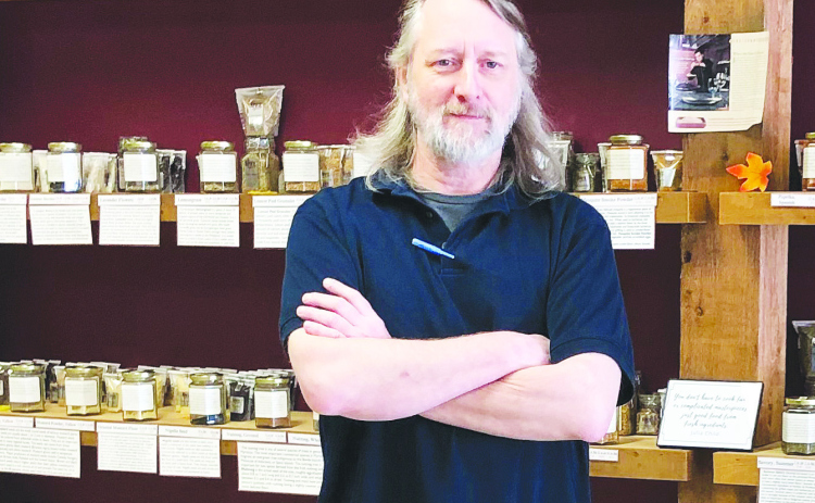 Chris Poulos owns The Spice Agent. PHOTOS BY LINDA DWYER