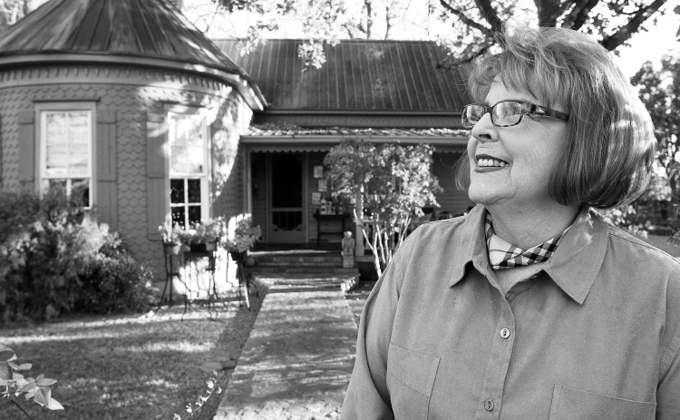 Leslie Kaufmann at her home at 1202 East 15th Street on November 28, 2012. The house was on the 2012 Holiday Home Tour.